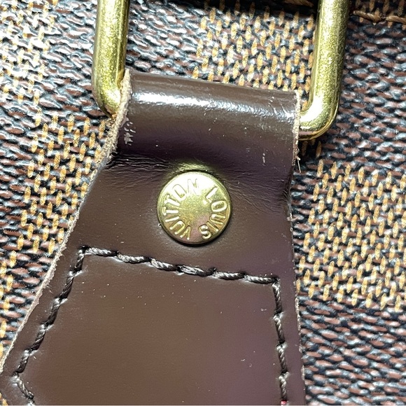 114 Pre Owned Authentic Louis Vuitton Damier Ebene Speedy 35 Bandouliere SP1144 - Picture 16 of 16